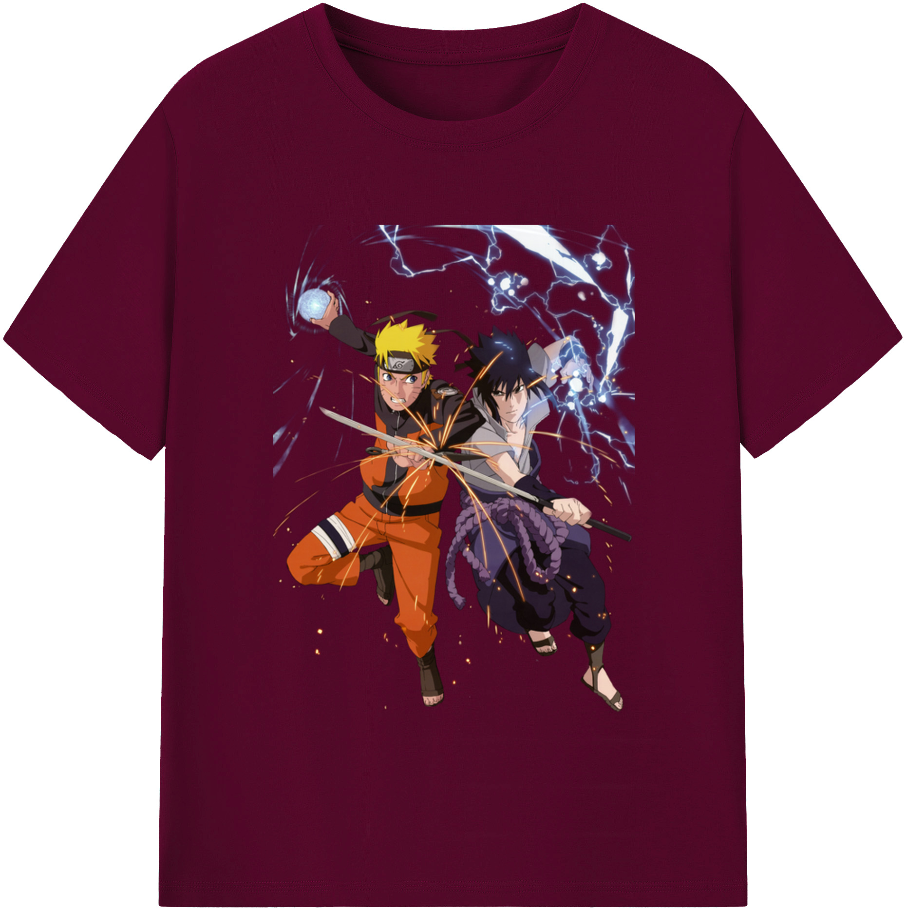 （画像用） NARUTO -ナルト- うずまき ナルト Uzumaki Naruto レディースカジュアルプリントTシャツ（綿100％）